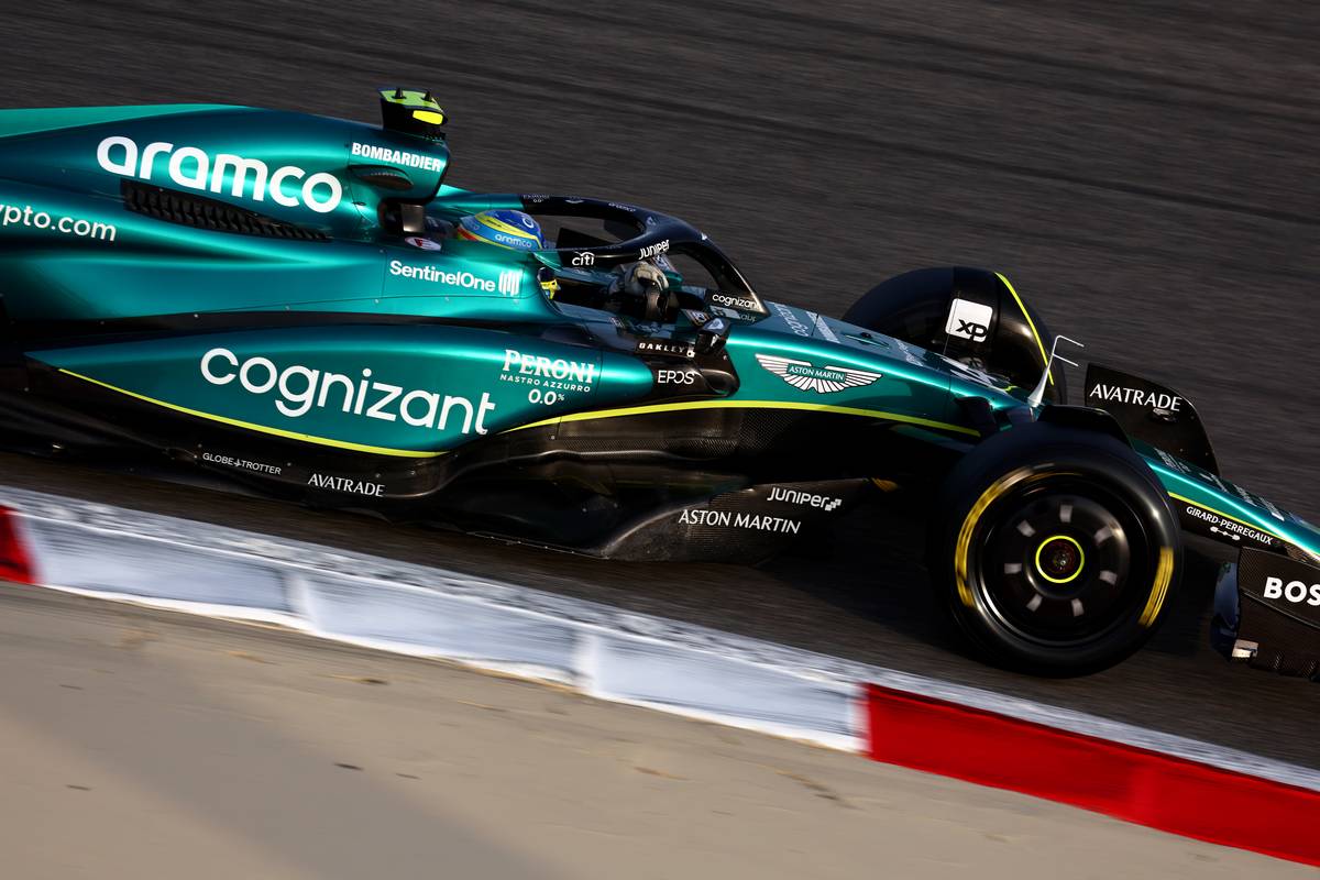 Fernando Alonso (ESP) Aston Martin F1 Team AMR23. 24.02.2023. Formula 1 Testing, Sakhir, Bahrain, Day Two.