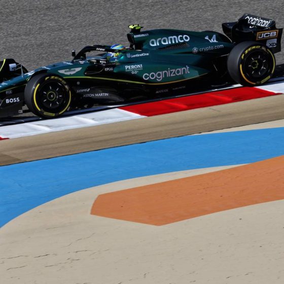 Perez edges Alonso to top first practice in Bahrain