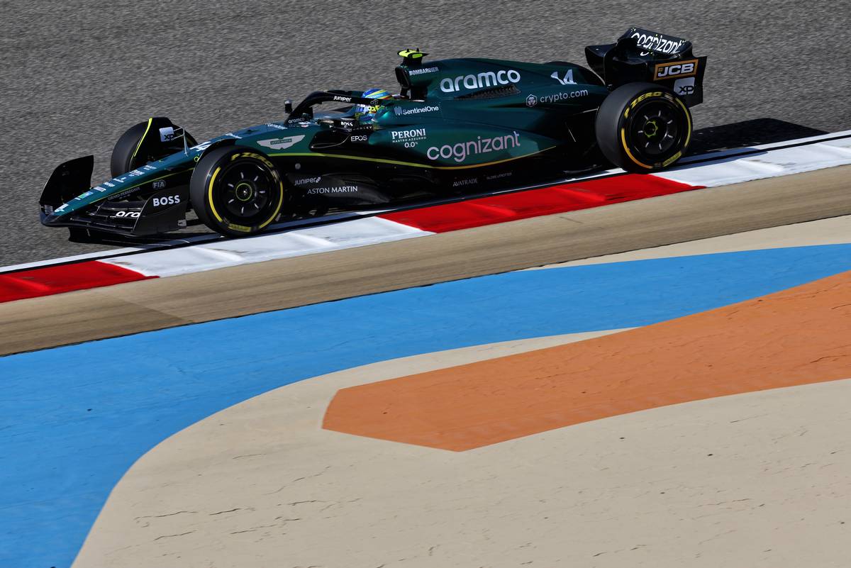 Perez edges Alonso to top first practice in Bahrain