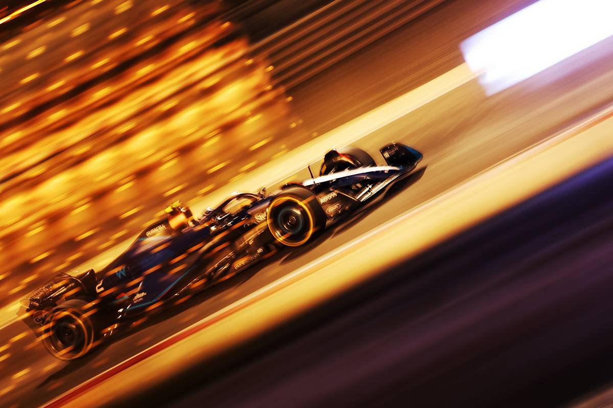 Logan Sargeant (USA) Williams Racing FW45. 03.03.2023. Formula 1 World Championship, Rd 1, Bahrain Grand Prix, Sakhir, Bahrain, Practice Day