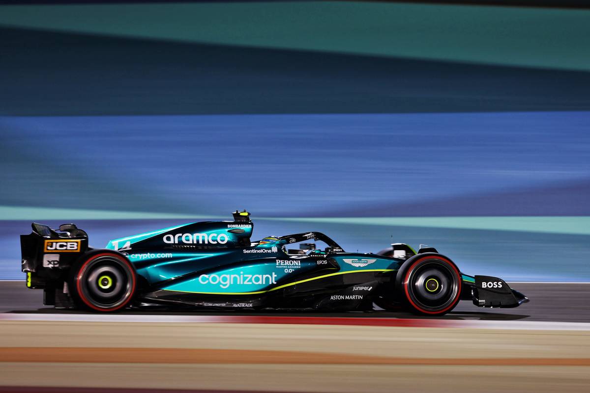 Fernando Alonso (ESP) Aston Martin F1 Team AMR23. 03.03.2023. Formula 1 World Championship, Rd 1, Bahrain Grand Prix, Sakhir, Bahrain, Practice Day