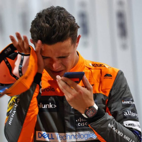 Norris’ race botched by pneumatic pressure leak