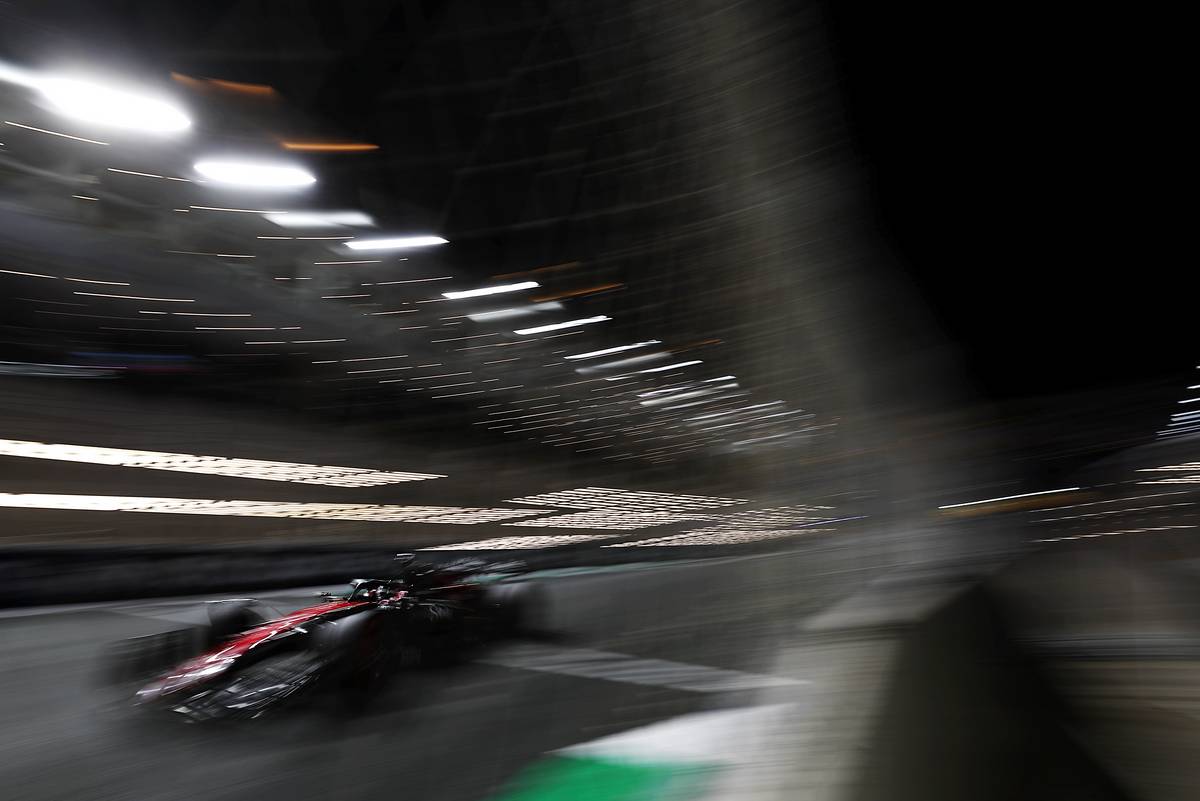 Valtteri Bottas (FIN) Alfa Romeo F1 Team C43.
17.03.2023. Formula 1 World Championship, Rd 2, Saudi Arabian Grand Prix, Jeddah, Saudi Arabia, Practice Day.
 - www.xpbimages.com, EMail: requests@xpbimages.com &copy; Copyright: Coates / XPB Images