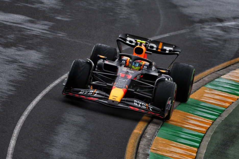 Sergio Perez (MEX) Red Bull Racing RB19. 31.03.2023. Formula 1 World Championship, Rd 3, Australian Grand Prix, Albert Park, Melbourne, Australia, Practice Day. - www.xpbimages.com, EMail: requests@xpbimages.com &copy; Copyright: Coates / XPB Images