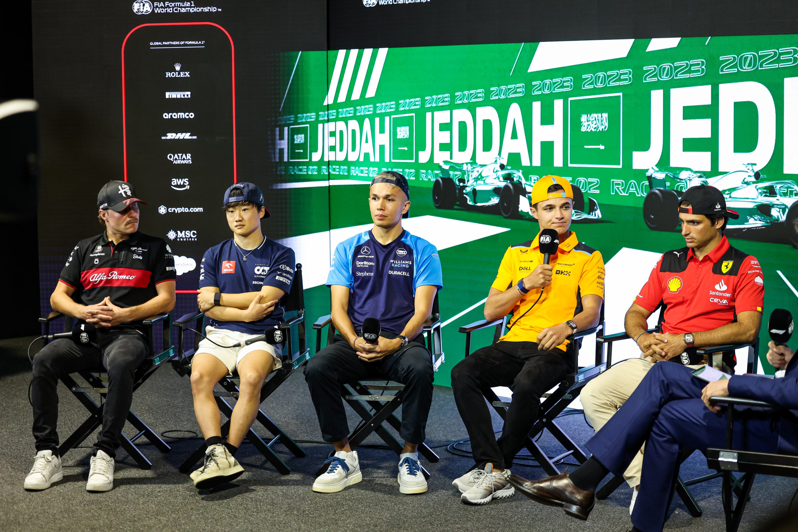 F1 – 2023 Saudi Arabian GRAND PRIX – THURSDAY PRESS CONFERENCE TRANSCRIPT