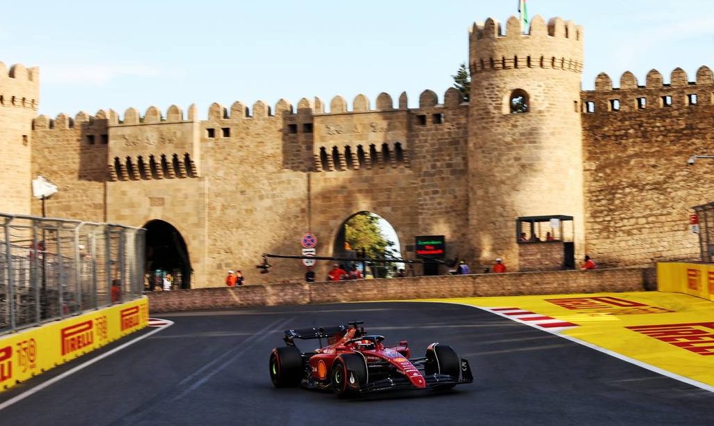 Charles Leclerc (MON) Ferrari F1-75. 10.06.2022. Formula 1 World Championship, Rd 8, Azerbaijan Grand Prix, Baku Street Circuit, Azerbaijan