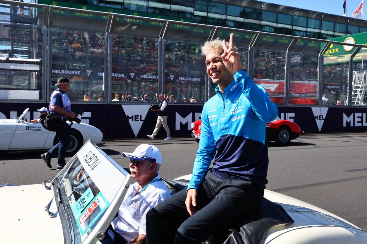 Albon caught out by ‘spike’ in tyre temps in Aussie GP