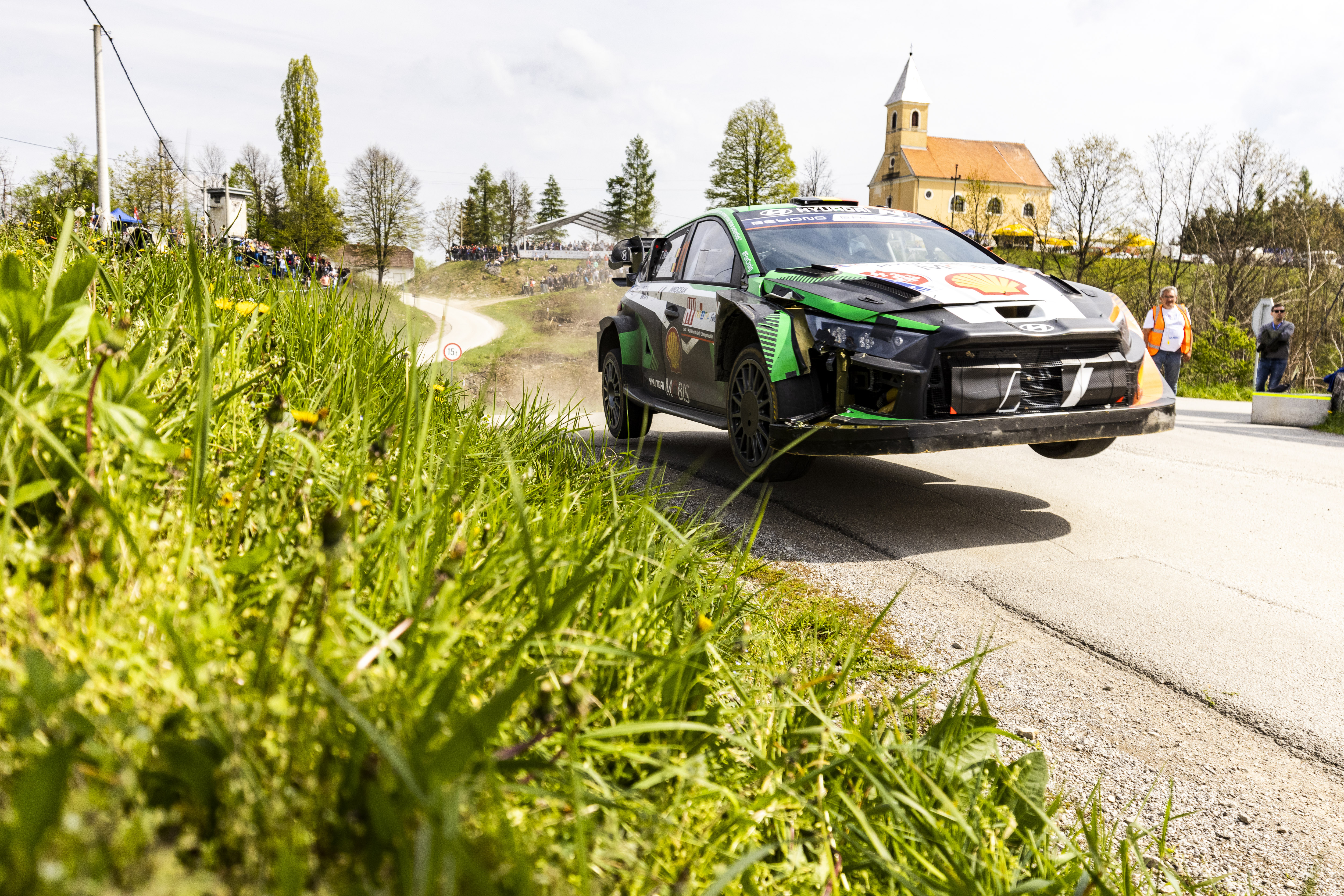 2023 WRC - Rally Croatia - T. Neuville (BEL)/M. Wydaeghe (BEL), Hyundai i20 N Rally1 Hybrid, Hyundai Shell Mobis WRT (Photo: Nikos Katikis/DPPI) 2023 WRC - Rally Croatia - T. Neuville (BEL)/M. Wydaeghe (BEL), Hyundai i20 N Rally1 Hybrid, Hyundai Shell Mobis WRT (Photo: Nikos Katikis/DPPI)