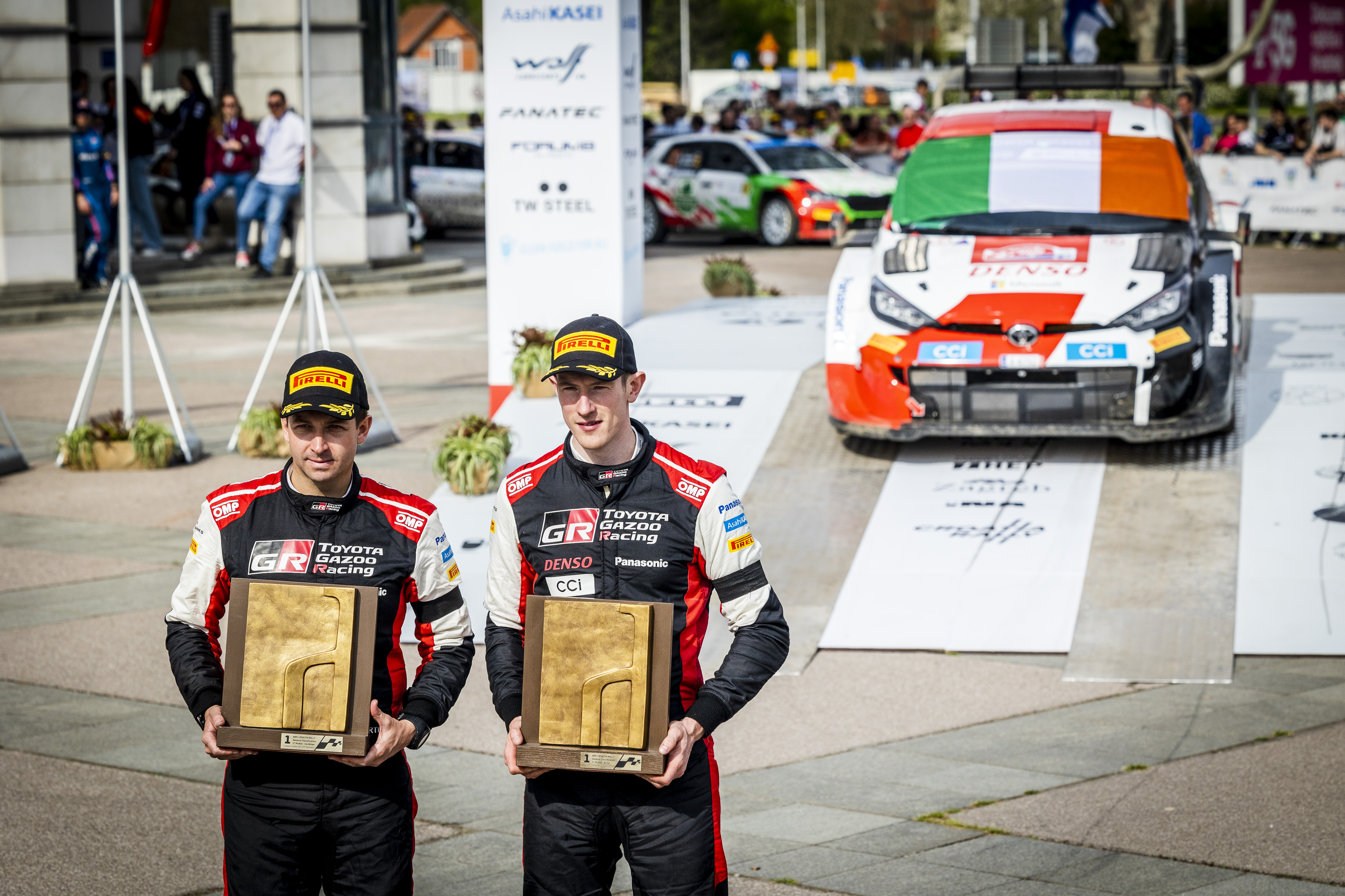 2023 WRC - Rally Croatia - Elfyn Evans (GBR)/Scott Martin (GBR), Toyota Gazoo Racing WRT, Toyota GR Yaris Rally1 Hybrid (Photo: Nikos Katikis/DPPI) 2023 WRC - Rally Croatia - Elfyn Evans (GBR)/Scott Martin (GBR), Toyota Gazoo Racing WRT, Toyota GR Yaris Rally1 Hybrid (Photo: Nikos Katikis/DPPI)