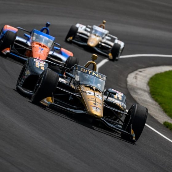 Indy 500 practice underway with Sato starting on top