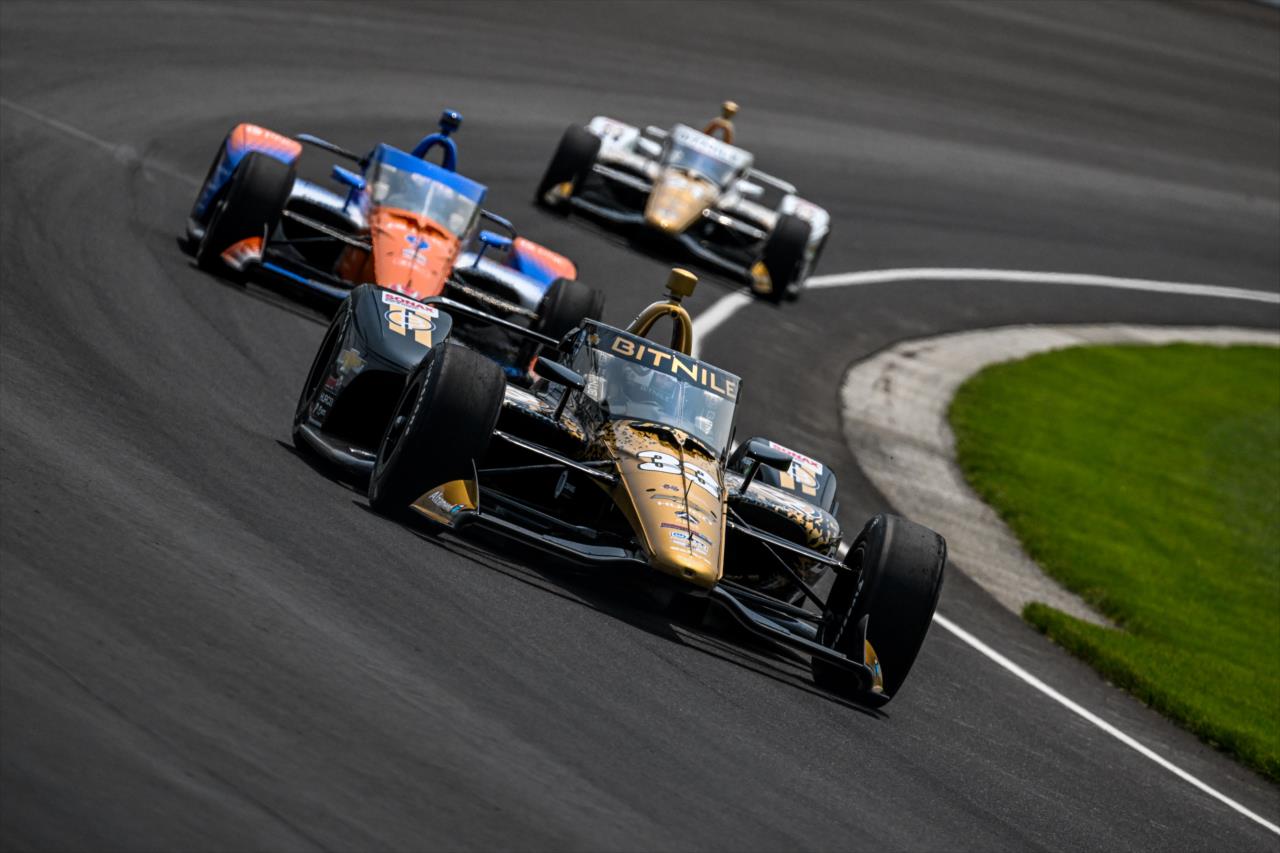 Indy 500 practice underway with Sato starting on top