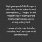 F1 drivers and teams in full support of Imola GP cancellation