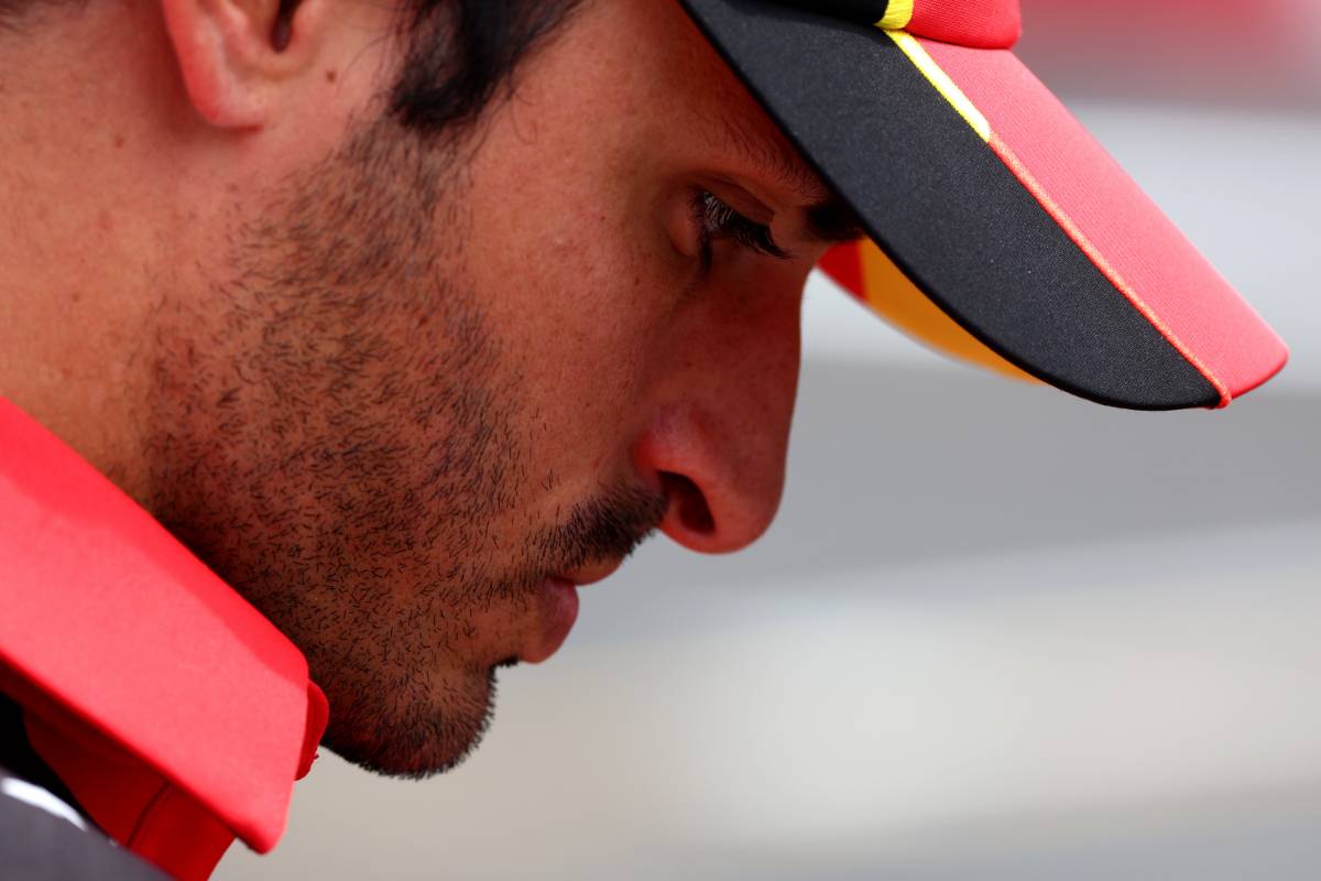 Carlos Sainz Jr (ESP) Ferrari on the drivers' parade. 30.04.2023. Formula 1 World Championship, Rd 4, Azerbaijan Grand Prix, Baku Street Circuit, Azerbaijan, Race Day. - www.xpbimages.com, EMail: requests@xpbimages.com &copy; Copyright: Coates / XPB Images