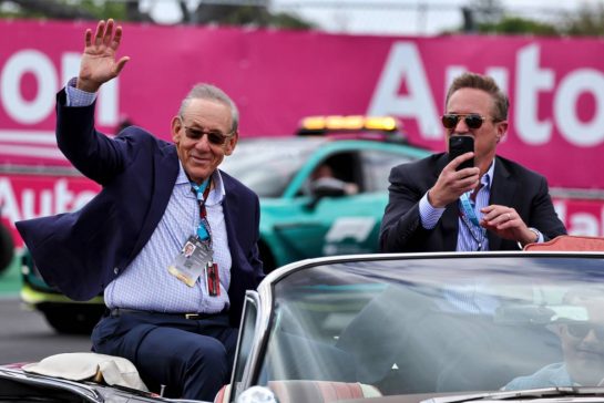 Stephen Ross (USA) Related Companies Chairman, Miami Dolphins and Hard Rock Stadium Owner on the drivers' parade.
07.05.2023. Formula 1 World Championship, Rd 5, Miami Grand Prix, Miami, Florida, USA, Race Day.
- www.xpbimages.com, EMail: requests@xpbimages.com &copy; Copyright: Moy / XPB Images