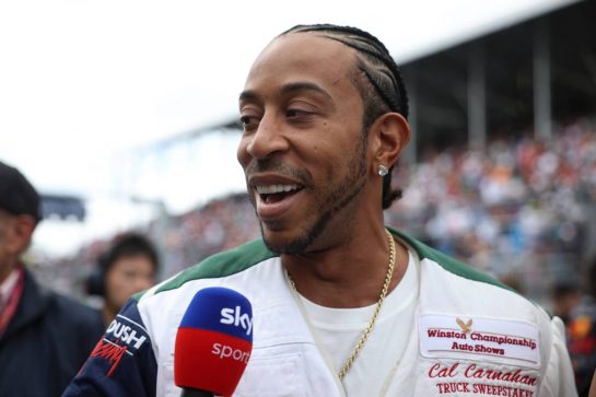 Ludacris (USA) Rapper on the grid.
07.05.2023. Formula 1 World Championship, Rd 5, Miami Grand Prix, Miami, Florida, USA, Race Day.
 - www.xpbimages.com, EMail: requests@xpbimages.com &copy; Copyright: Gilbert / XPB Images