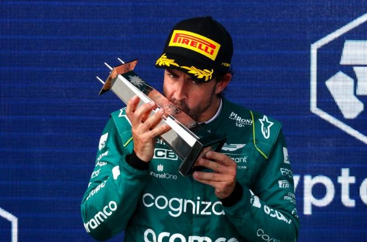 Fernando Alonso (ESP), Aston Martin Racing 07.05.2023. Formula 1 World Championship, Rd 5, Miami Grand Prix, Miami, Florida, USA, Race Day. - www.xpbimages.com, EMail: requests@xpbimages.com © Copyright: Charniaux / XPB Images