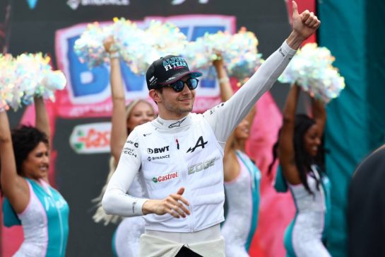 Esteban Ocon (FRA) Alpine F1 Team A523.
07.05.2023. Formula 1 World Championship, Rd 5, Miami Grand Prix, Miami, Florida, USA, Race Day.
- www.xpbimages.com, EMail: requests@xpbimages.com &copy; Copyright: Batchelor / XPB Images
