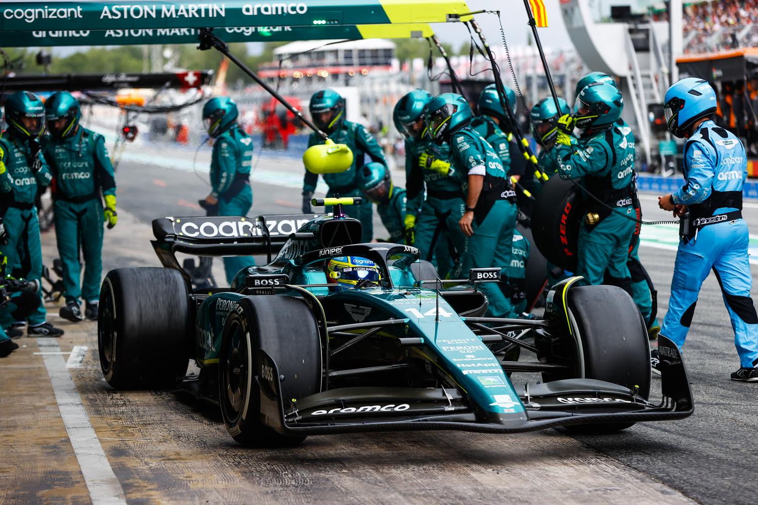 Alonso admits Aston ‘didn’t have the pace’ in Barcelona