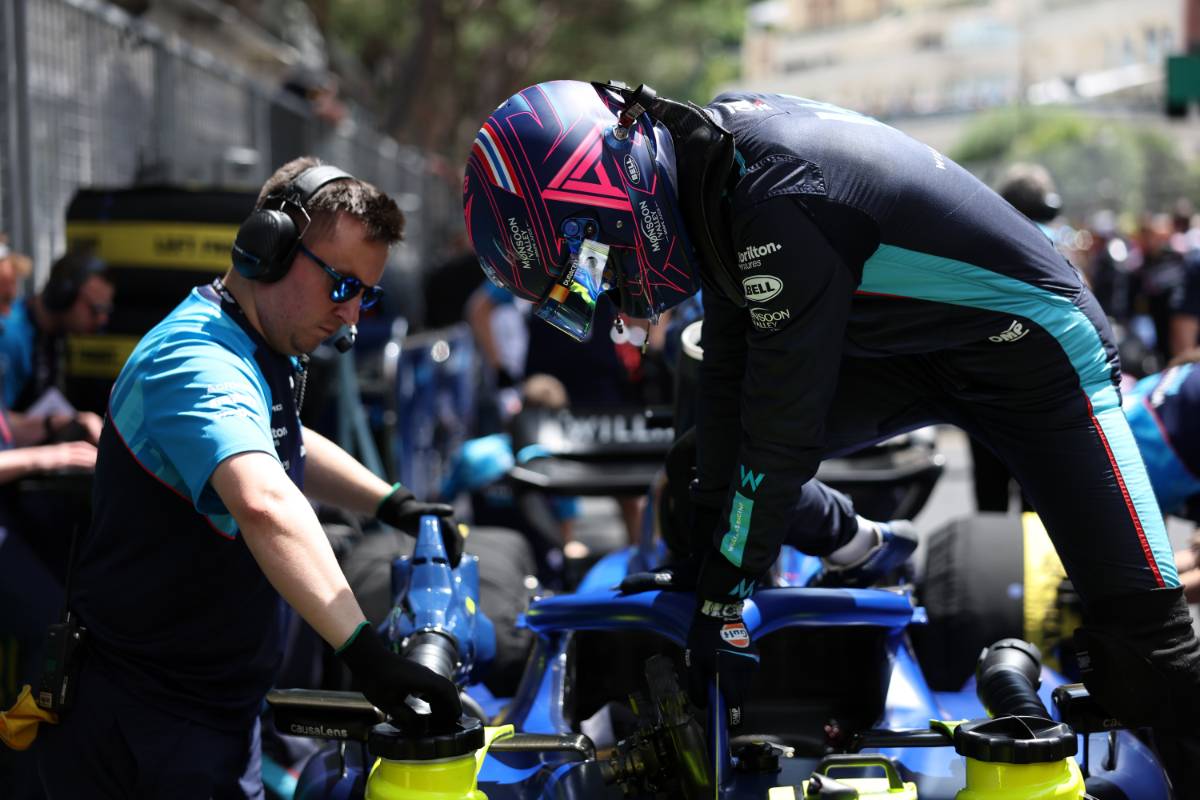 Alexander Albon (THA) Williams Racing FW45 on the grid.
28.05.2023. Formula 1 World Championship, Rd 7, Monaco Grand Prix, Monte Carlo, Monaco, Race Day.
- www.xpbimages.com, EMail: requests@xpbimages.com © Copyright: Bearne / XPB Images