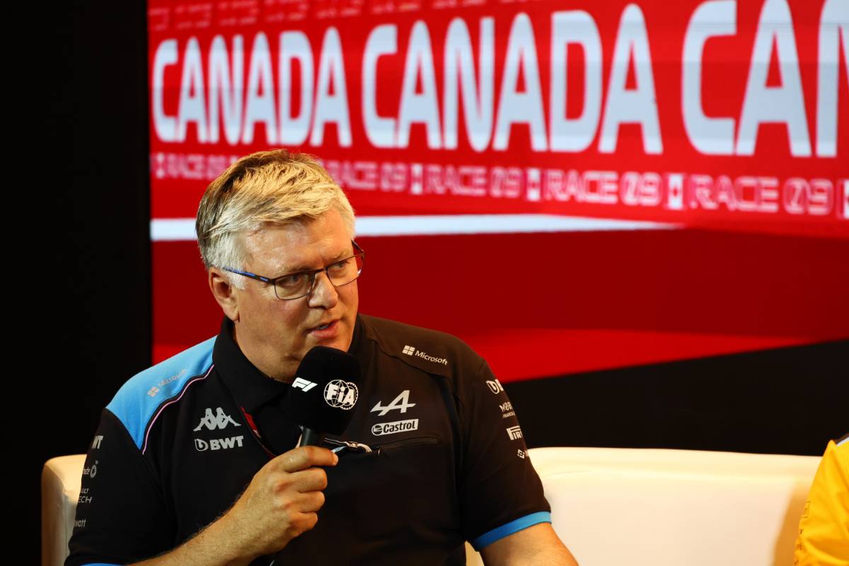 Otmar Szafnauer (USA) Alpine F1 Team, Team Principal in the FIA Press Conference.
16.06.2023. Formula 1 World Championship, Rd 9, Canadian Grand Prix, Montreal, Canada, Practice Day.
- www.xpbimages.com, EMail: requests@xpbimages.com &copy; Copyright: Batchelor / XPB Images