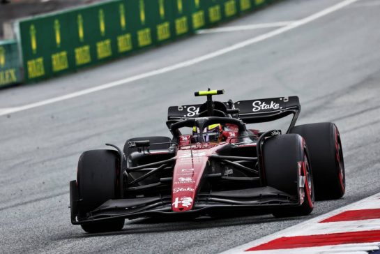 Zhou Guanyu (CHN) Alfa Romeo F1 Team C43.
01.07.2023. Formula 1 World Championship, Rd 10, Austrian Grand Prix, Spielberg, Austria, Sprint Day.
- www.xpbimages.com, EMail: requests@xpbimages.com © Copyright: Moy / XPB Images