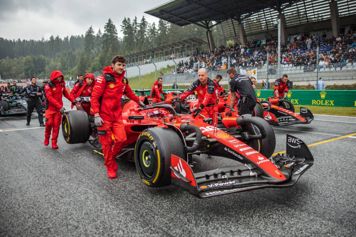 Charles Leclerc (MON) Ferrari SF-23 on the grid. 01.07.2023. Formula 1 World Championship, Rd 10, Austrian Grand Prix, Spielberg, Austria, Sprint Day. - www.xpbimages.com, EMail: requests@xpbimages.com © Copyright: Bearne / XPB Images