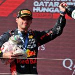 Verstappen presented with replacement Hungarian GP trophy