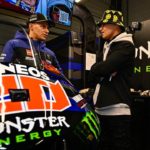 McLaren boys take in the MotoGP action at Silverstone