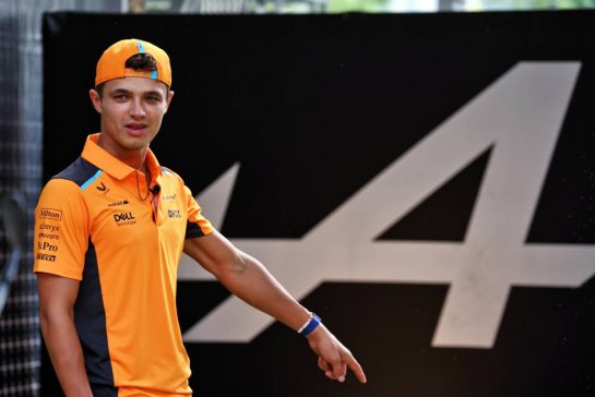 Lando Norris (GBR) McLaren.
14.09.2023. Formula 1 World Championship, Rd 16, Singapore Grand Prix, Marina Bay Street Circuit, Singapore, Preparation Day.
- www.xpbimages.com, EMail: requests@xpbimages.com &copy; Copyright: Moy / XPB Images