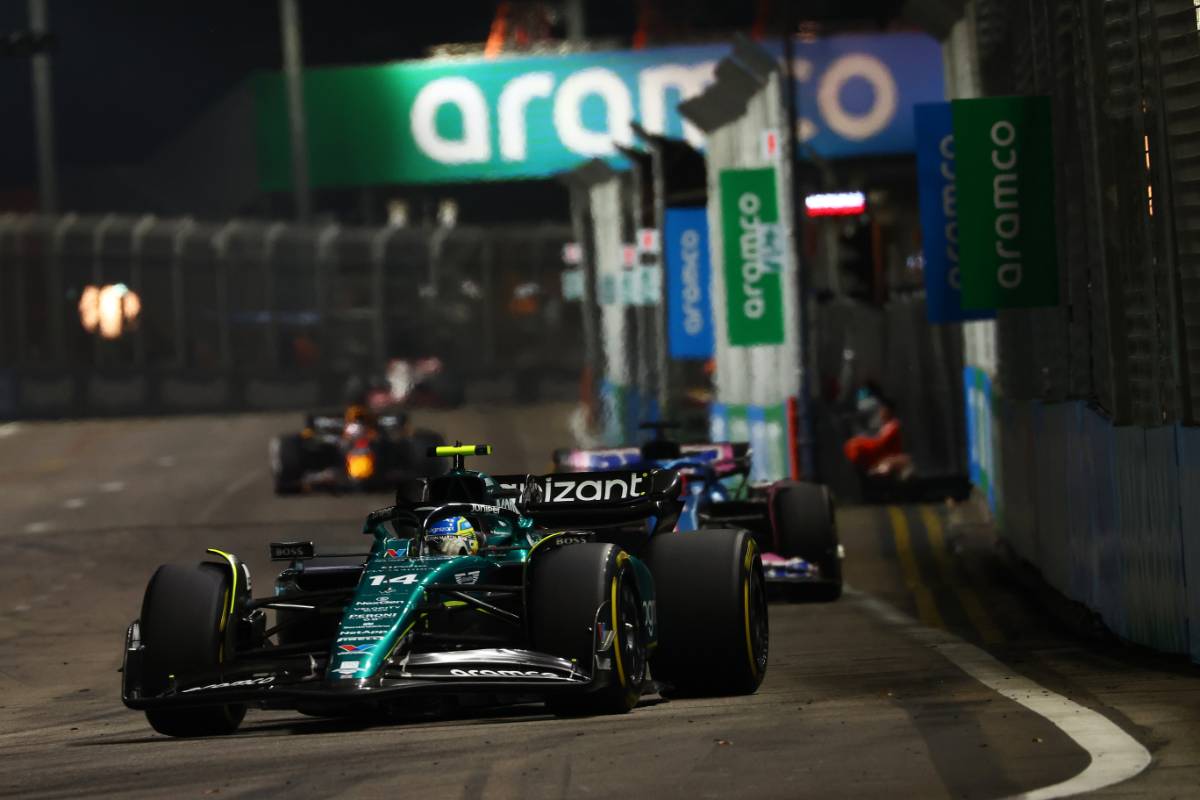 Alonso: Poor Singapore pace due to suspension issue on AMR23