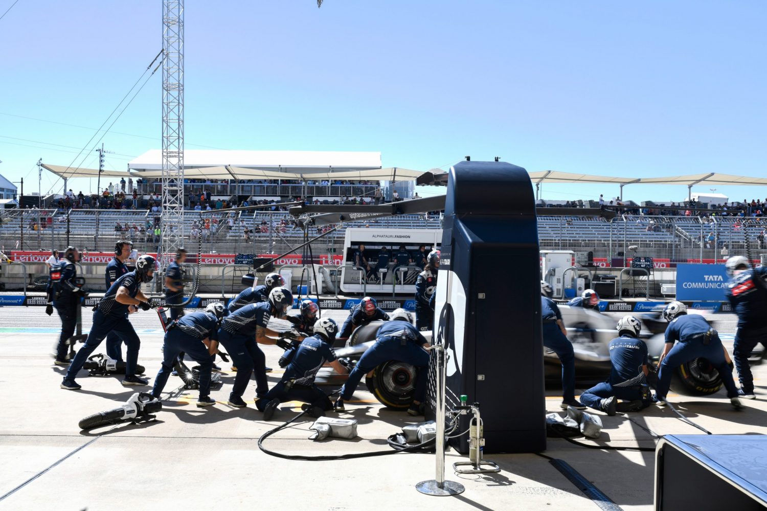 Tsunoda says late call to box in US GP gave him ‘heart attack’