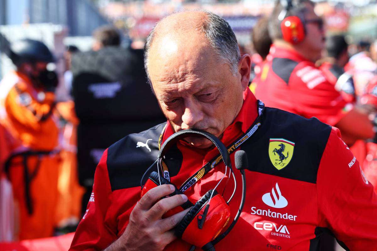 Frederic Vasseur (FRA) Ferrari Team Principal on the grid.
24.09.2023. Formula 1 World Championship, Rd 17, Japanese Grand Prix, Suzuka, Japan, Race Day.
- www.xpbimages.com, EMail: requests@xpbimages.com &copy; Copyright: Batchelor / XPB Images