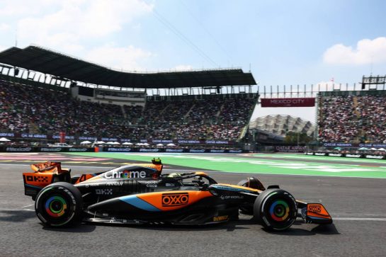 Lando Norris (GBR), McLaren F1 Team 
27.10.2023. Formula 1 World Championship, Rd 20, Mexican Grand Prix, Mexico City, Mexico, Practice Day.
- www.xpbimages.com, EMail: requests@xpbimages.com &copy; Copyright: Charniaux / XPB Images