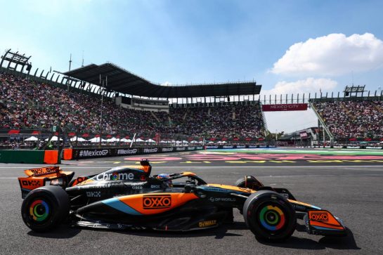 Oscar Piastri (AUS), McLaren 
27.10.2023. Formula 1 World Championship, Rd 20, Mexican Grand Prix, Mexico City, Mexico, Practice Day.
- www.xpbimages.com, EMail: requests@xpbimages.com &copy; Copyright: Charniaux / XPB Images