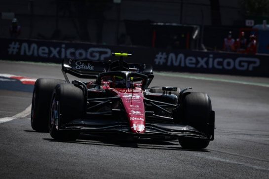 Guanyu Zhou (CHI), Alfa Romeo Racing 
27.10.2023. Formula 1 World Championship, Rd 20, Mexican Grand Prix, Mexico City, Mexico, Practice Day.
- www.xpbimages.com, EMail: requests@xpbimages.com &copy; Copyright: Charniaux / XPB Images