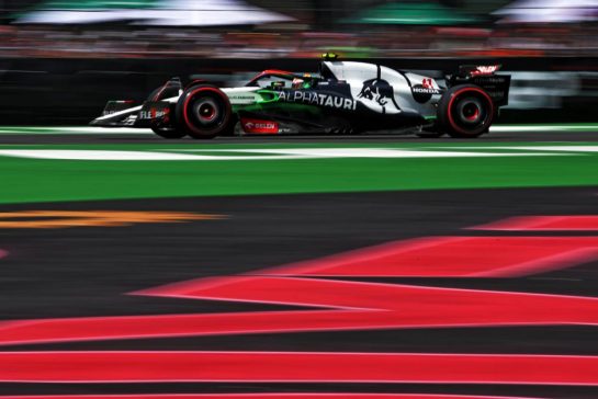 Isack Hadjar (FRA) AlphaTauri AT04 Test Driver.
27.10.2023. Formula 1 World Championship, Rd 20, Mexican Grand Prix, Mexico City, Mexico, Practice Day.
- www.xpbimages.com, EMail: requests@xpbimages.com &copy; Copyright: Moy / XPB Images