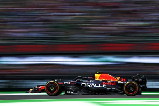 Sergio Perez (MEX) Red Bull Racing RB19.
27.10.2023. Formula 1 World Championship, Rd 20, Mexican Grand Prix, Mexico City, Mexico, Practice Day.
- www.xpbimages.com, EMail: requests@xpbimages.com &copy; Copyright: Moy / XPB Images