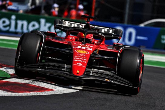 Charles Leclerc (MON) Ferrari SF-23.
27.10.2023. Formula 1 World Championship, Rd 20, Mexican Grand Prix, Mexico City, Mexico, Practice Day.
- www.xpbimages.com, EMail: requests@xpbimages.com &copy; Copyright: Moy / XPB Images