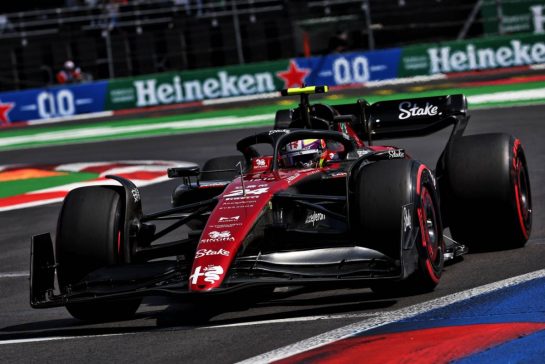 Zhou Guanyu (CHN) Alfa Romeo F1 Team C43.
27.10.2023. Formula 1 World Championship, Rd 20, Mexican Grand Prix, Mexico City, Mexico, Practice Day.
- www.xpbimages.com, EMail: requests@xpbimages.com &copy; Copyright: Moy / XPB Images