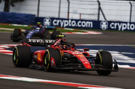 Carlos Sainz Jr (ESP), Scuderia Ferrari 
27.10.2023. Formula 1 World Championship, Rd 20, Mexican Grand Prix, Mexico City, Mexico, Practice Day.
- www.xpbimages.com, EMail: requests@xpbimages.com &copy; Copyright: Charniaux / XPB Images