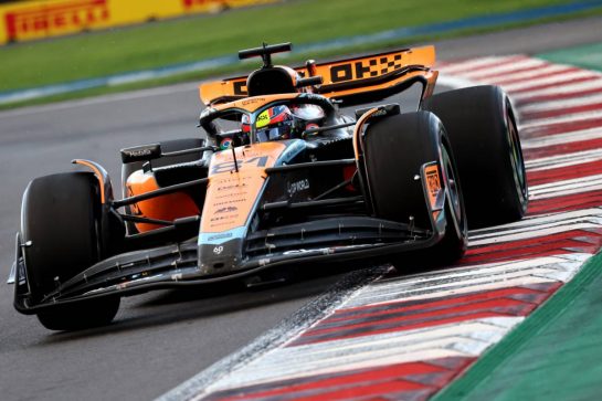 Oscar Piastri (AUS) McLaren MCL60.
27.10.2023. Formula 1 World Championship, Rd 20, Mexican Grand Prix, Mexico City, Mexico, Practice Day.
- www.xpbimages.com, EMail: requests@xpbimages.com &copy; Copyright: Moy / XPB Images