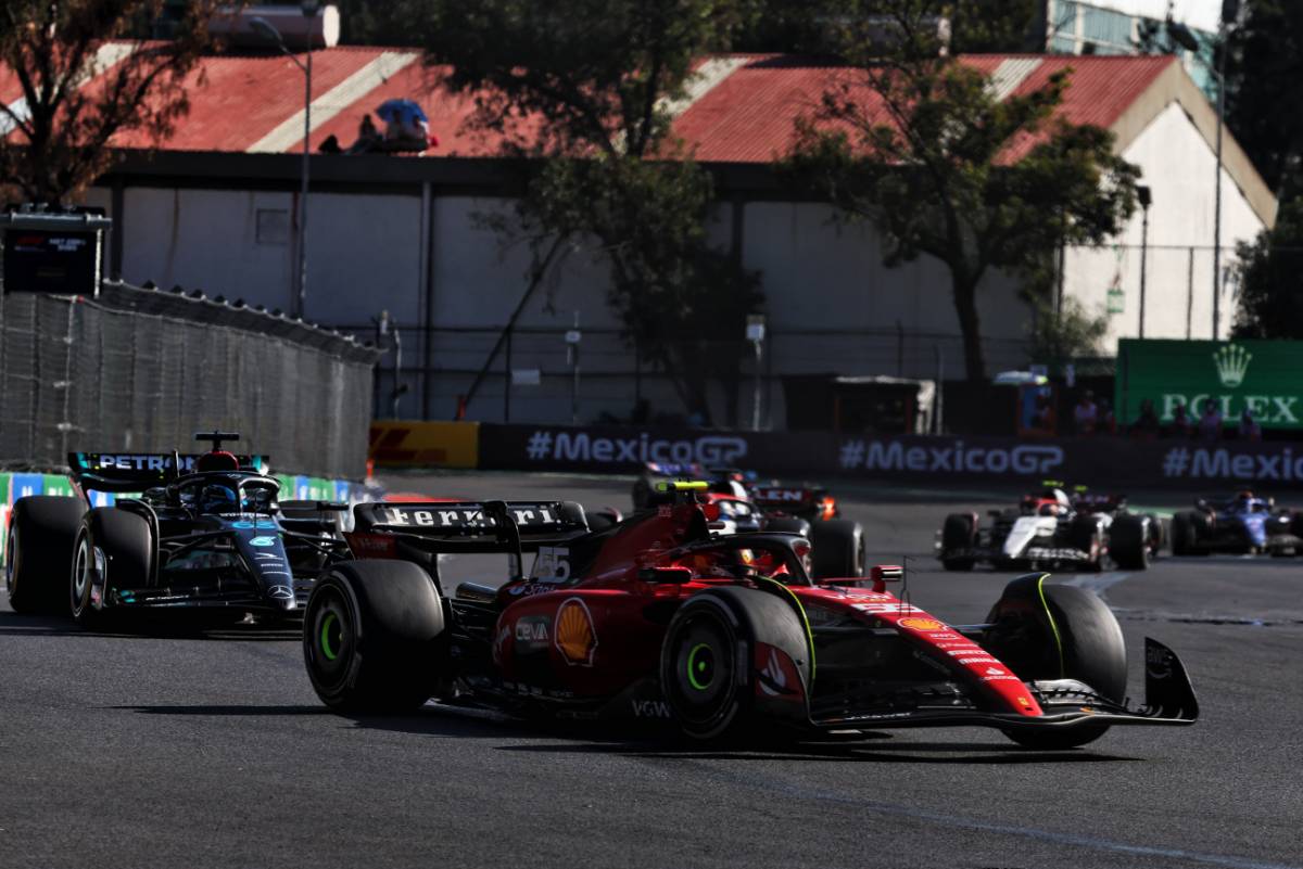 Russell was one lap short of being passed by Ricciardo