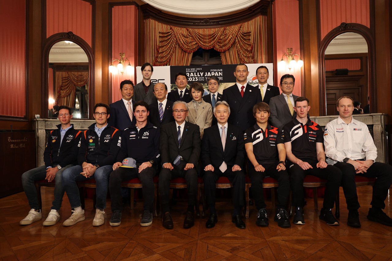 WRC – Red carpet welcome in Tokyo ahead of Toyota City-based Rally Japan