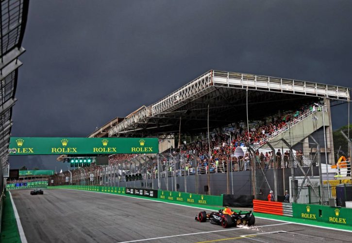 Sergio Perez (MEX) Red Bull Racing RB19. 03.11.2023. Formula 1 World Championship, Rd 21, Brazilian Grand Prix, Sao Paulo, Brazil, Qualifying Day. - www.xpbimages.com, EMail: requests@xpbimages.com © Copyright: Batchelor / XPB Images