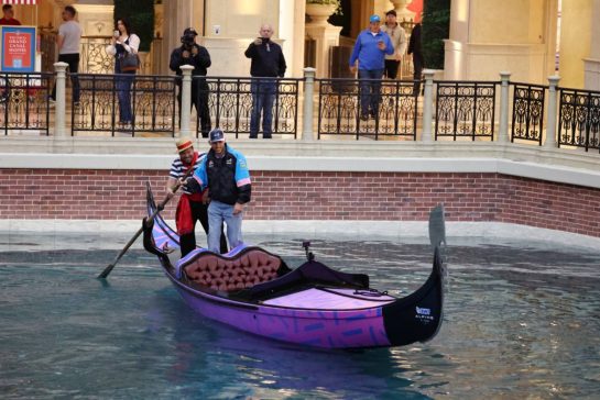 Pierre Gasly (FRA) Alpine F1 Team - Gondolas on the Grand Canal at the Venetian Hotel.
15.11.2023. Formula 1 World Championship, Rd 22, Las Vegas Grand Prix, Las Vegas, Nevada, USA, Preparation Day.
- www.xpbimages.com, EMail: requests@xpbimages.com © Copyright: Moy / XPB Images