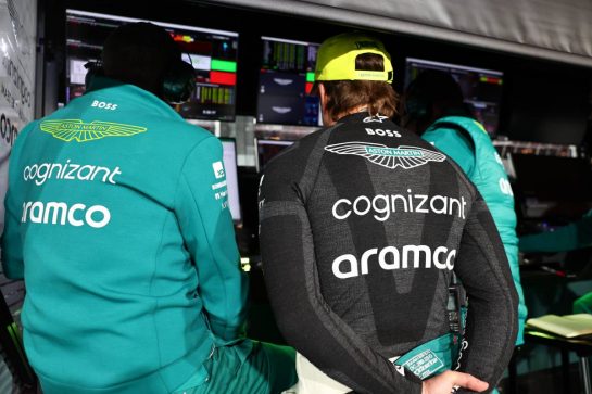 Fernando Alonso (ESP) Aston Martin F1 Team.
16.11.2023. Formula 1 World Championship, Rd 22, Las Vegas Grand Prix, Las Vegas, Nevada, USA, Practice Day.
- www.xpbimages.com, EMail: requests@xpbimages.com © Copyright: Batchelor / XPB Images