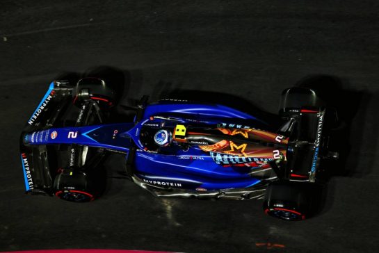 Logan Sargeant (USA) Williams Racing FW45.
16.11.2023. Formula 1 World Championship, Rd 22, Las Vegas Grand Prix, Las Vegas, Nevada, USA, Practice Day.
- www.xpbimages.com, EMail: requests@xpbimages.com © Copyright: Batchelor / XPB Images