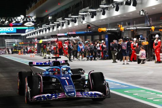 Esteban Ocon (FRA) Alpine F1 Team A523 leaves the pits.
16.11.2023. Formula 1 World Championship, Rd 22, Las Vegas Grand Prix, Las Vegas, Nevada, USA, Practice Day.
- www.xpbimages.com, EMail: requests@xpbimages.com © Copyright: Batchelor / XPB Images