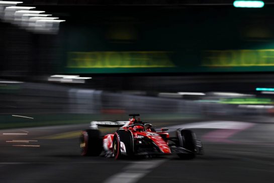 Charles Leclerc (MON) Ferrari SF-23.
16.11.2023. Formula 1 World Championship, Rd 22, Las Vegas Grand Prix, Las Vegas, Nevada, USA, Practice Day.
- www.xpbimages.com, EMail: requests@xpbimages.com © Copyright: Moy / XPB Images
