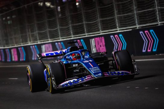 Esteban Ocon (FRA) Alpine F1 Team A523.
16.11.2023. Formula 1 World Championship, Rd 22, Las Vegas Grand Prix, Las Vegas, Nevada, USA, Practice Day.
- www.xpbimages.com, EMail: requests@xpbimages.com © Copyright: Bearne / XPB Images